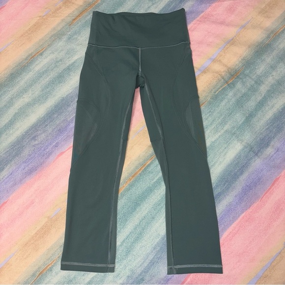 Lululemon Wunder Train Mesh Panel High-Rise Crop 21" - Picture 5 of 10